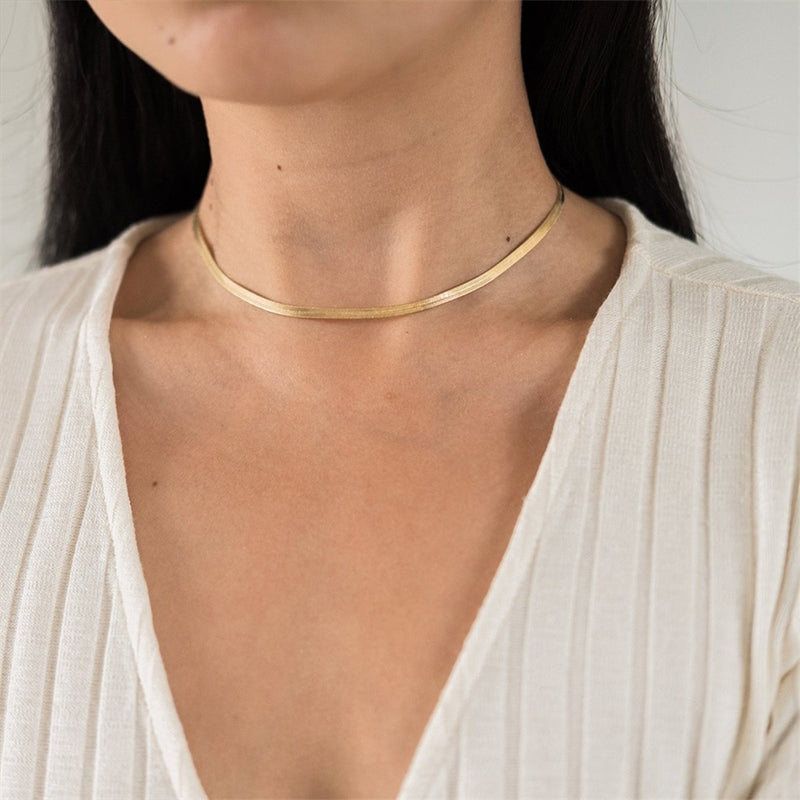 Choker Malha Dourada