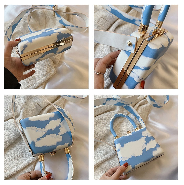 Bolsa Clutch Céu Azul