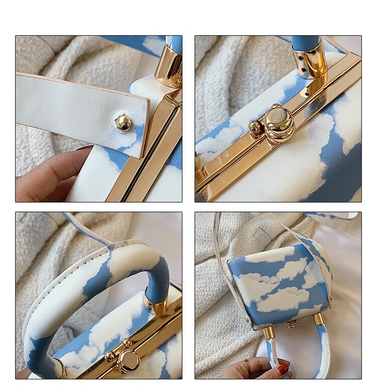 Bolsa Clutch Céu Azul