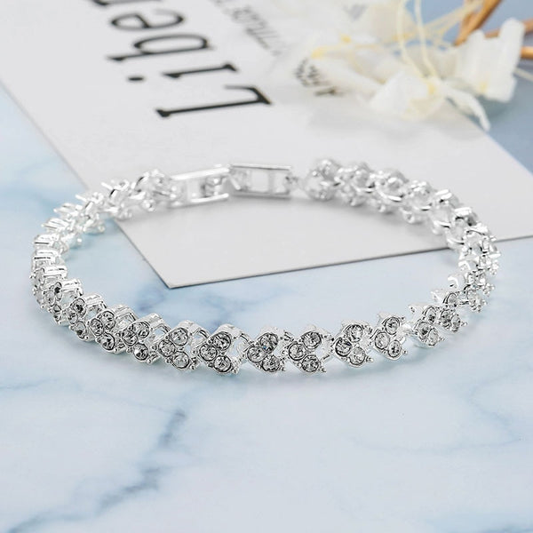 Pulseira Romana Cristal Strass